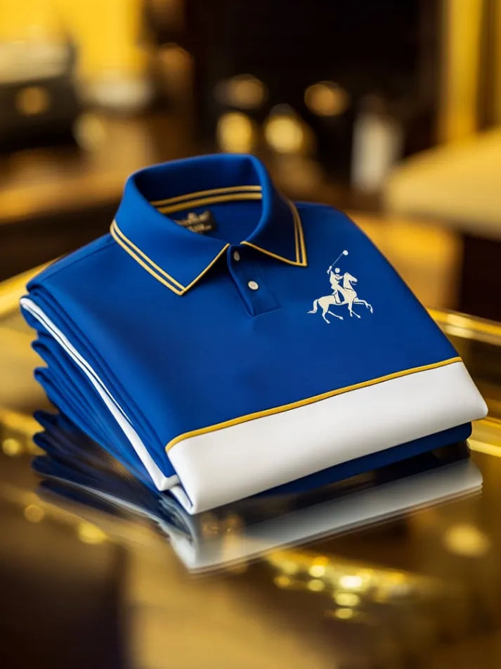 Regent Plaid Signature Polo Shirt for Men