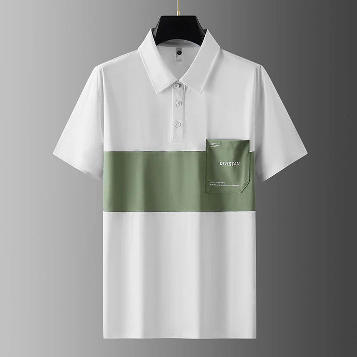 Executive Edge Contrast Detail Polo T-Shirt for Men