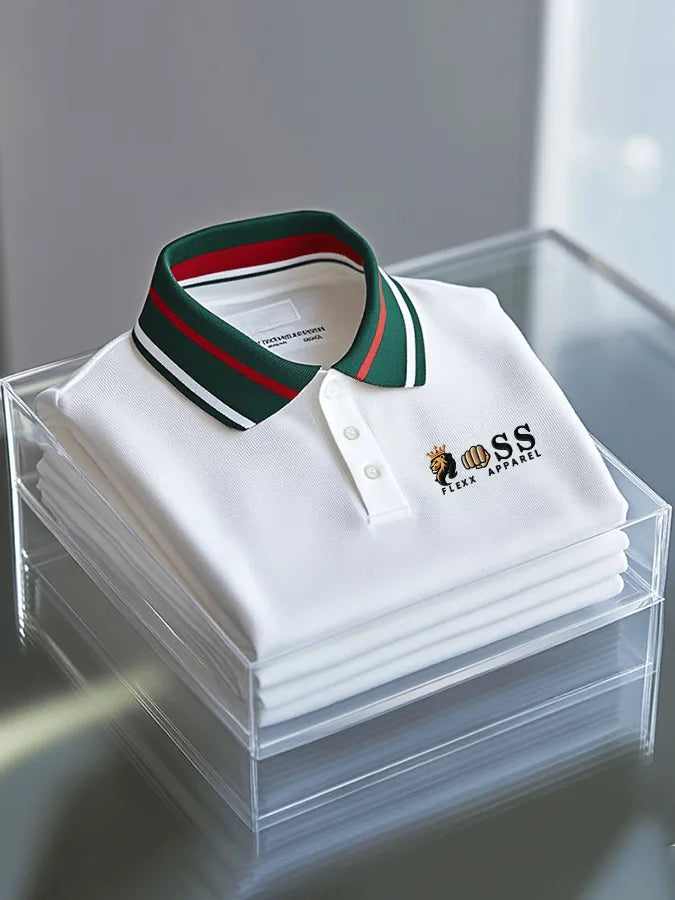 Prestige Pattern Smart Polo T-Shirt for Men