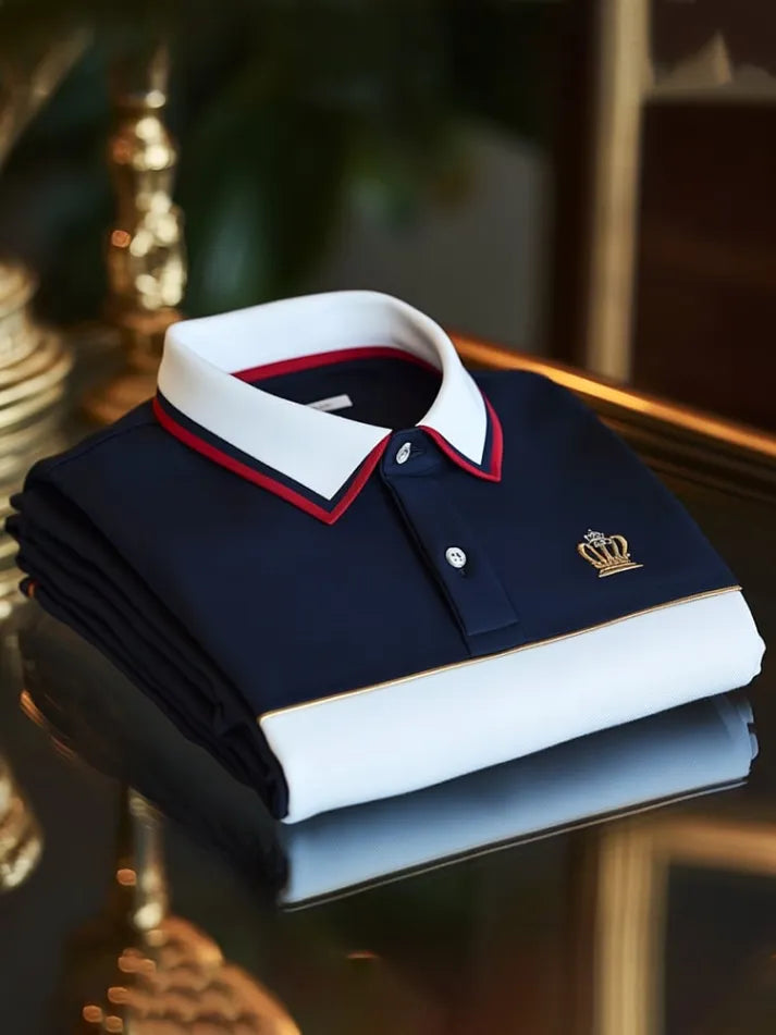 Ashton Crest Premium Business Casual Polo Shirt for Men