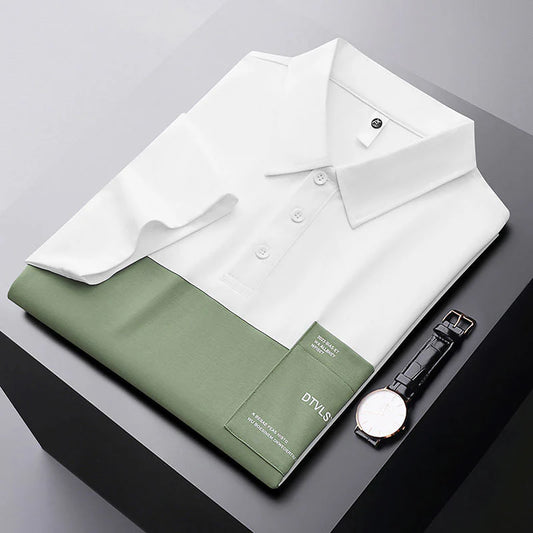 Executive Edge Contrast Detail Polo T-Shirt for Men