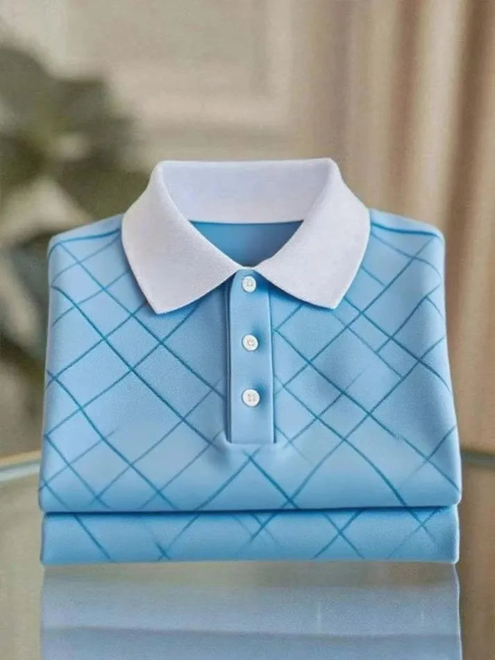 Metropolitan Crest Smart Casual Polo Shirt for Men