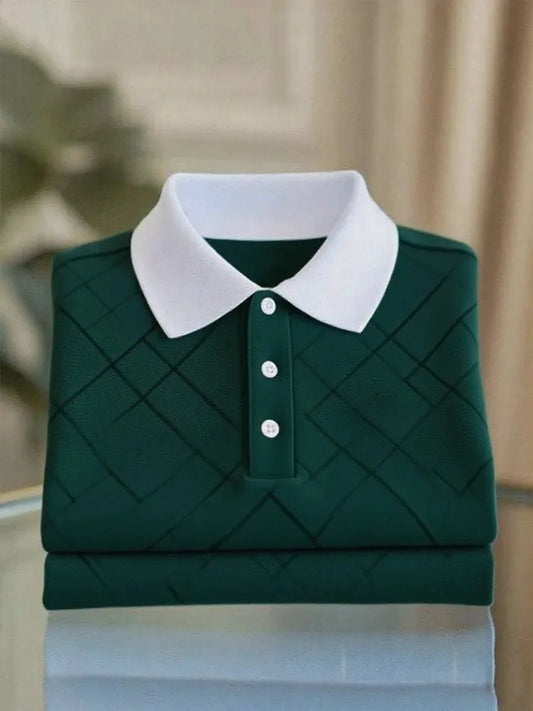 Metropolitan Crest Smart Casual Polo Shirt for Men