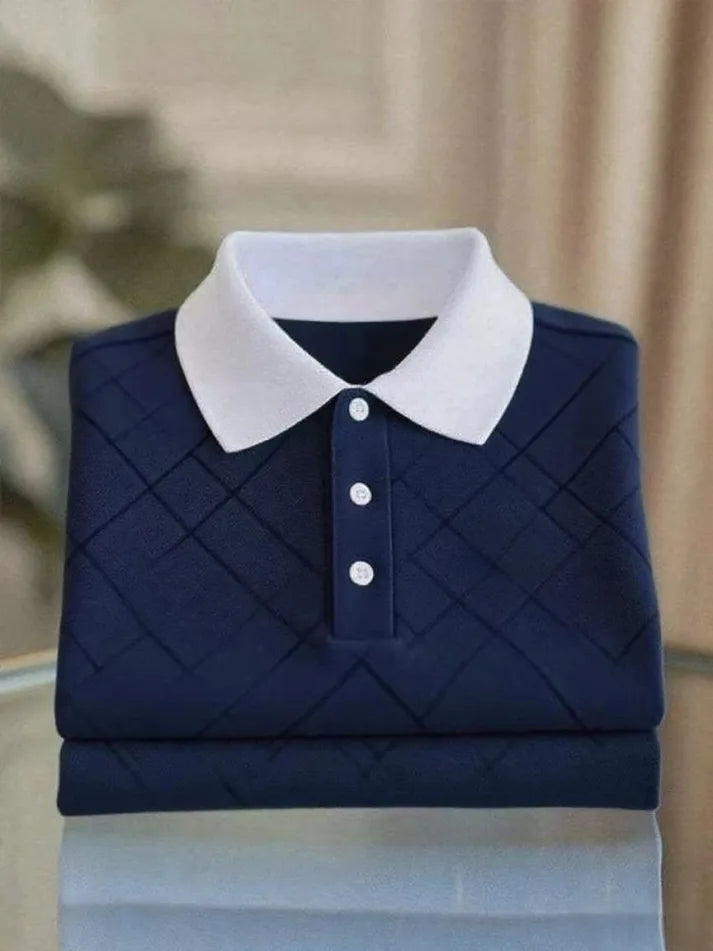 Metropolitan Crest Smart Casual Polo Shirt for Men