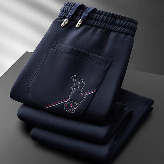 Harbor Luxe Navy Blue Joggers for Everyday Wear