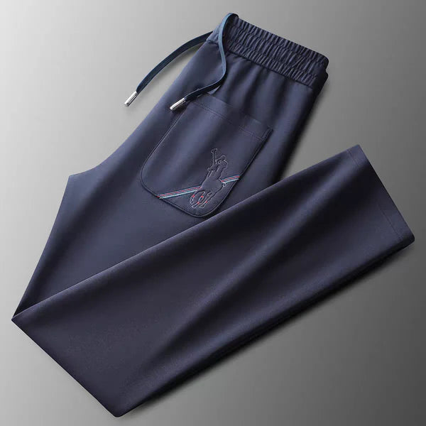 Harbor Luxe Navy Blue Joggers for Everyday Wear